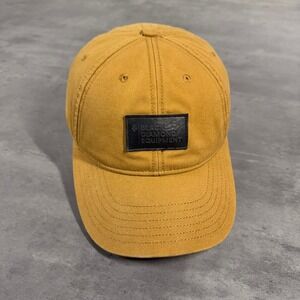 Black Diamond Equipment Hat Mens Brown Tan Canvas Adjustable Strap Cap Ski Snow